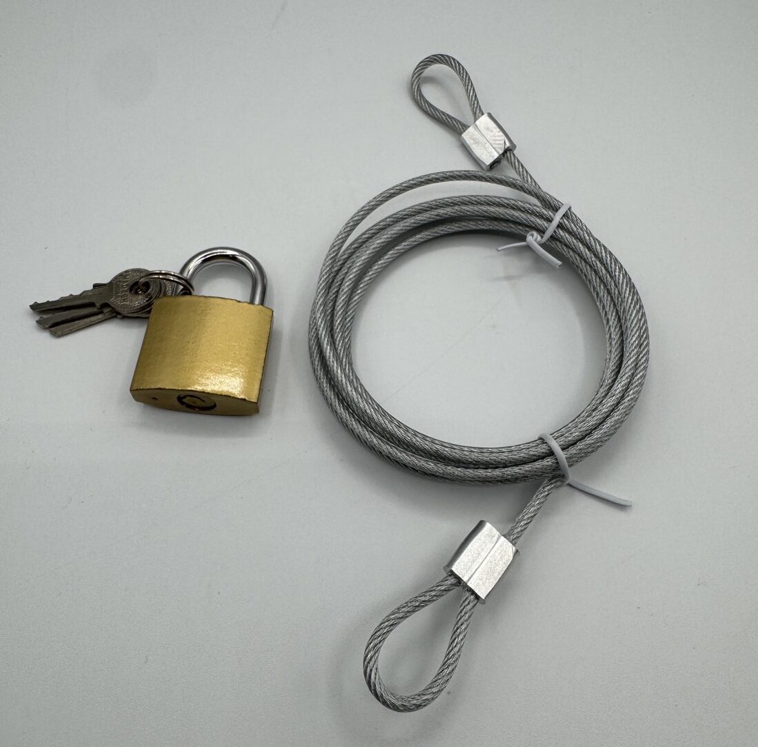 ワイヤー+南京錠セット